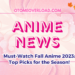 Otome Overload Fall 2023 must watch anime picks