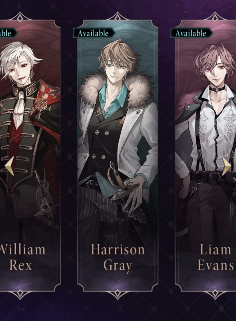 Ikemen Villains available characters