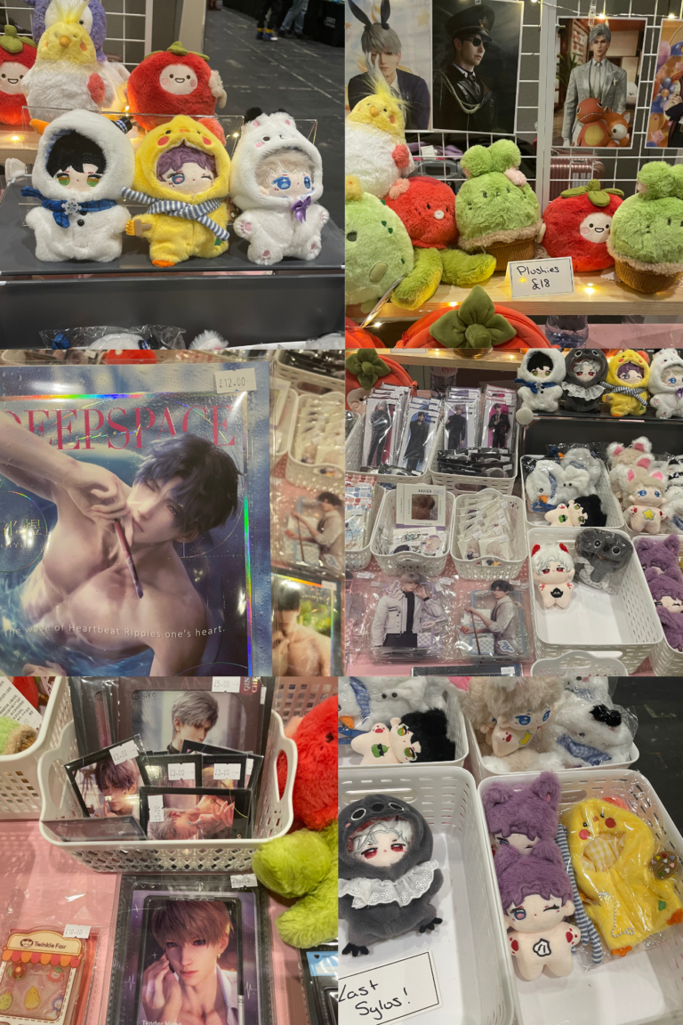 Love and Deepspace sweet sweet manga stall